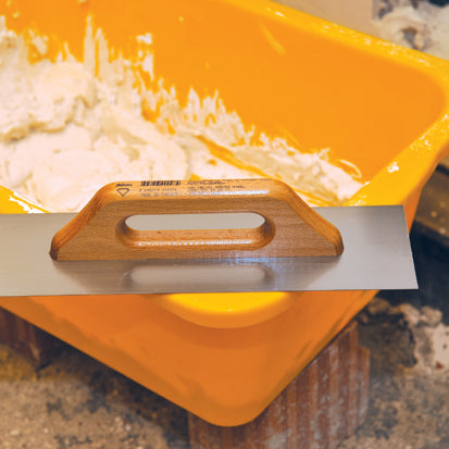 GLETIERA INOX CU MANER DIN LEMN DIFERITE DIMENSIUNI