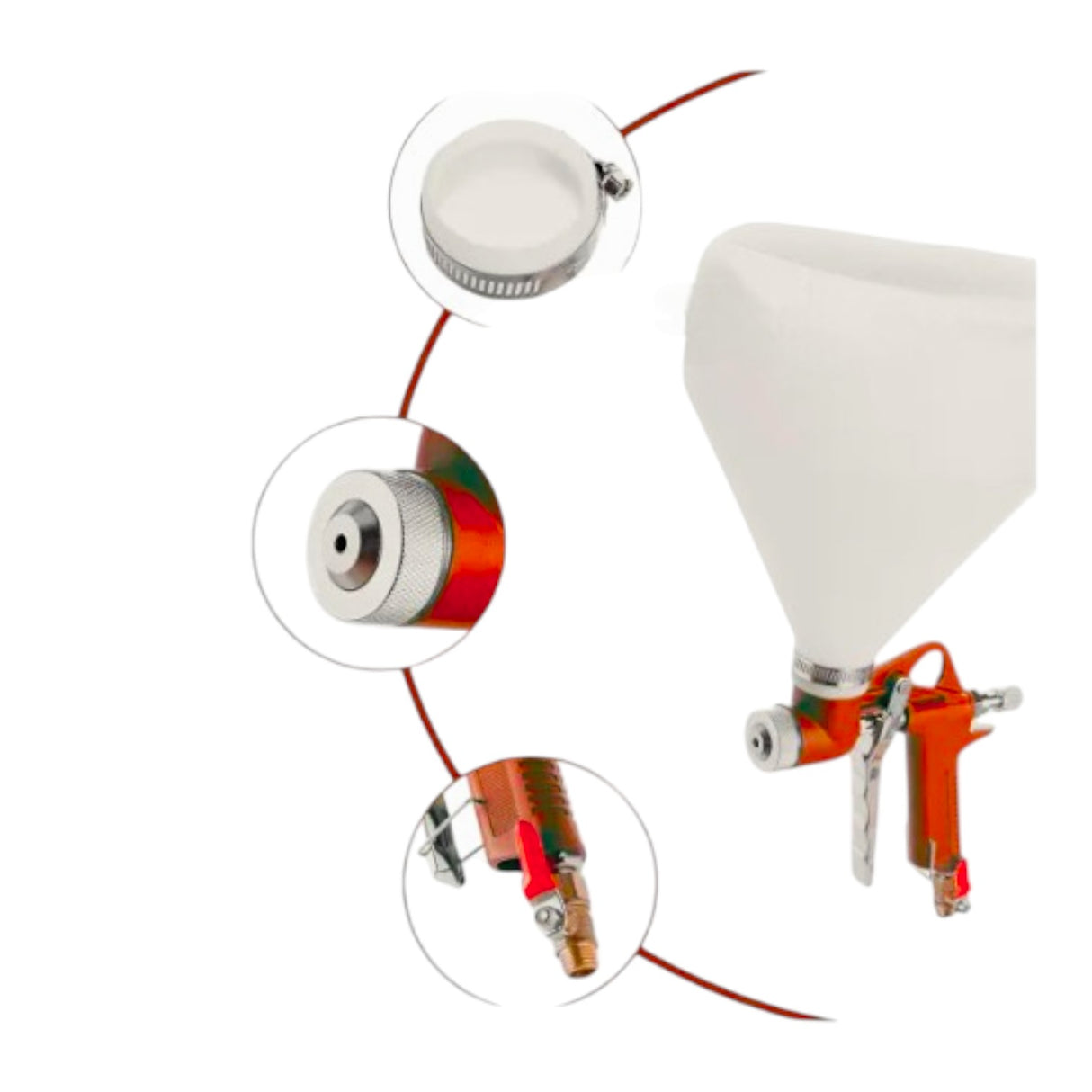 PISTOL DE STROPIT CU AER COMPRIMAT