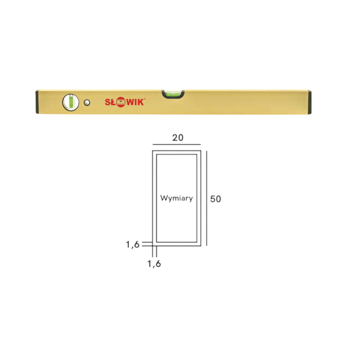 BOLOBOC PROFESIONAL DIN ALUMINIU 100cm SLOWIK