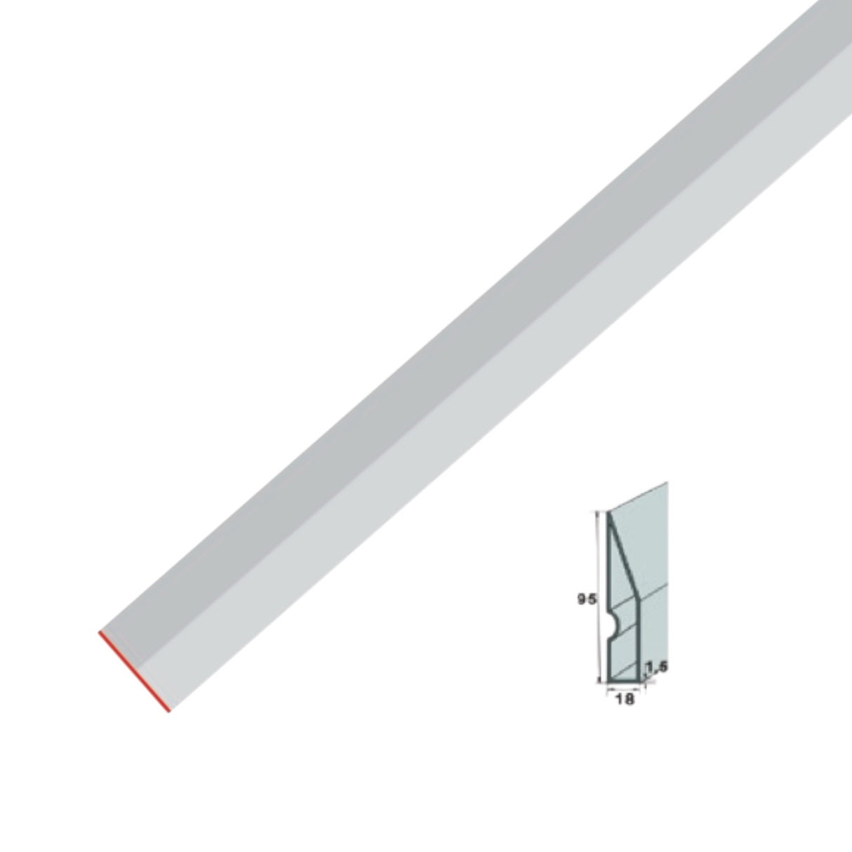 Dreptar trapez ascutit