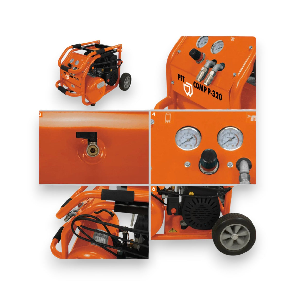 COMPRESOR DE AER PFT P-320 MONOFAZIC 230 V