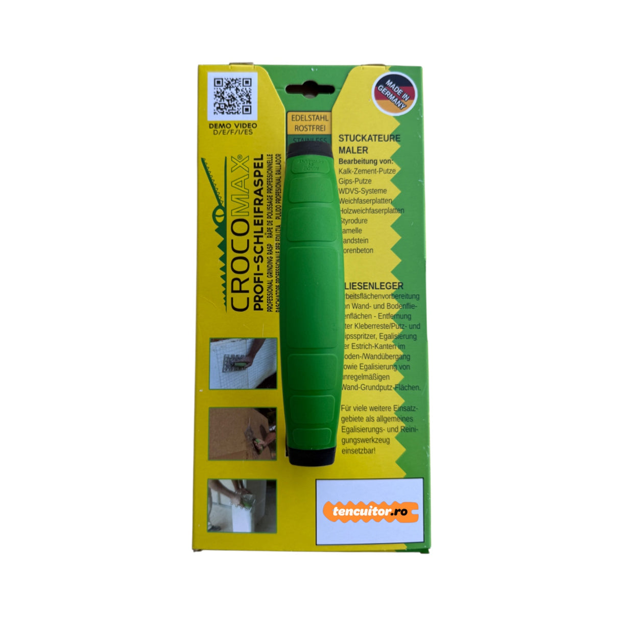 RABOT PROFESIONAL CROCOMAX V2A 33X14 | 28X14 CM