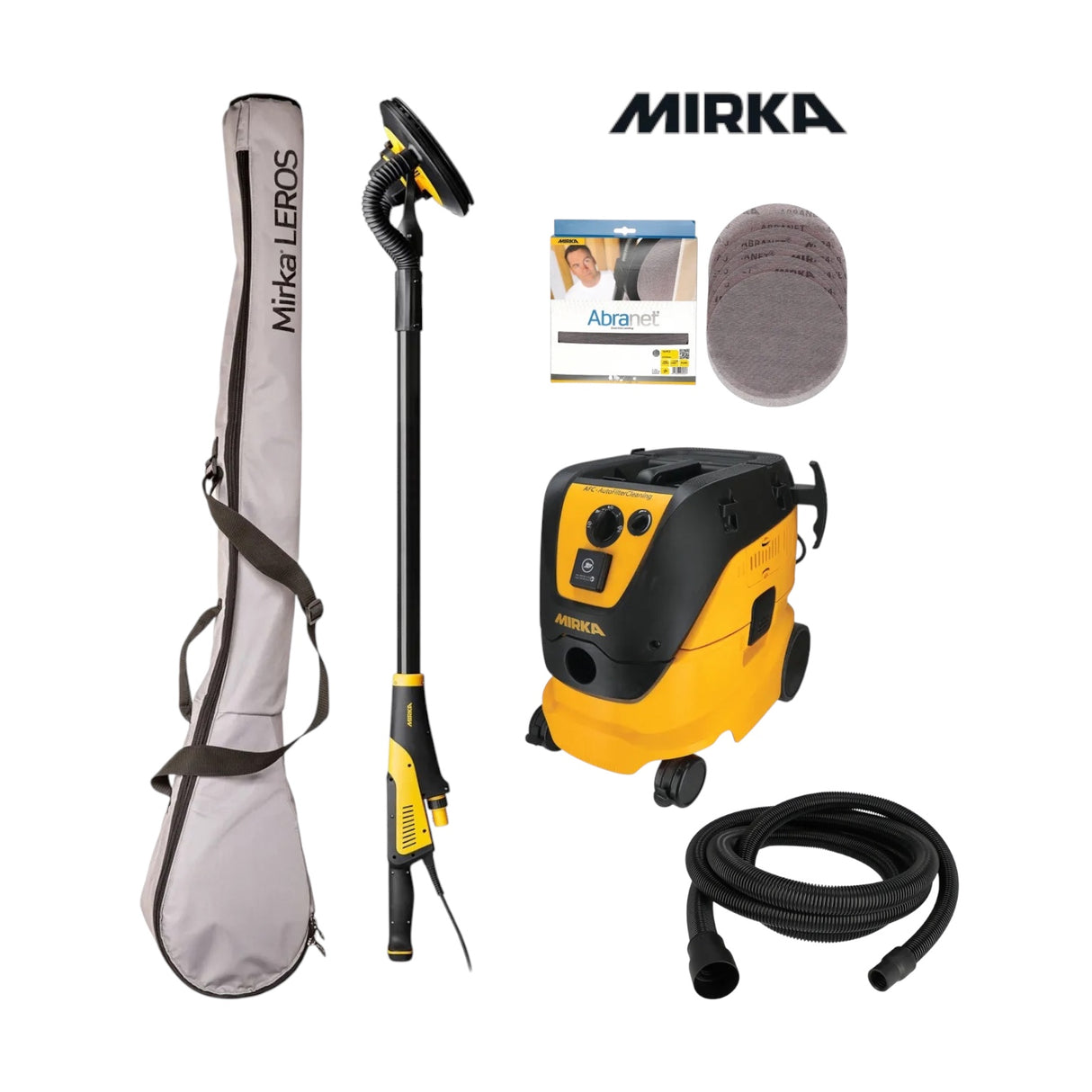 Set slefuitor Mirka  LEROS 950CV si aspirator  Mirka Dust Extractor 1230 L
