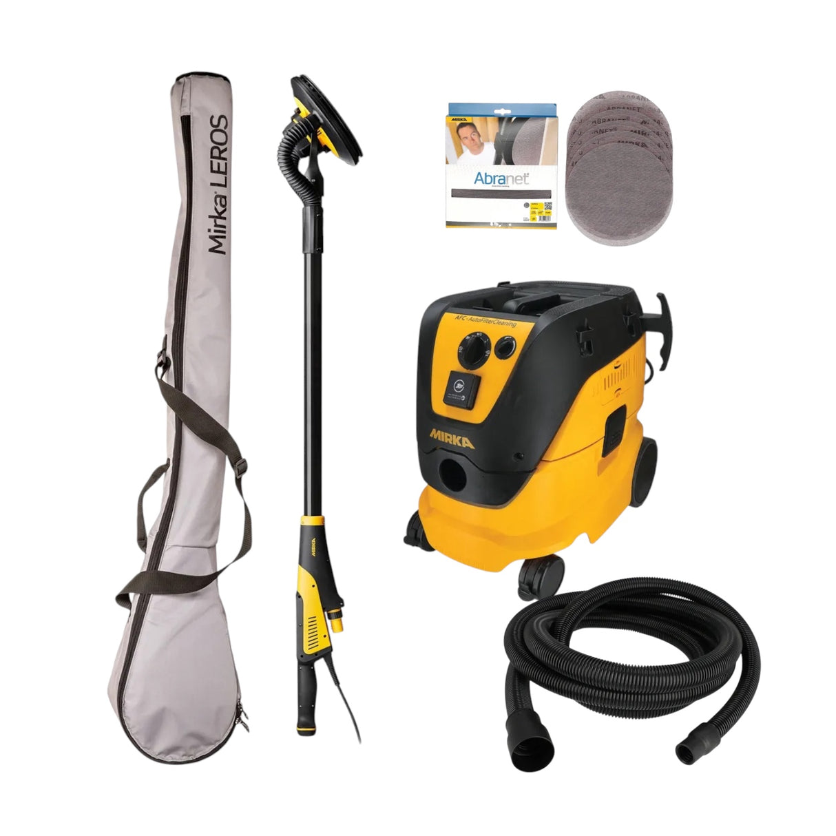 Set slefuitor Mirka  LEROS 950CV si aspirator  Mirka Dust Extractor 1230 L