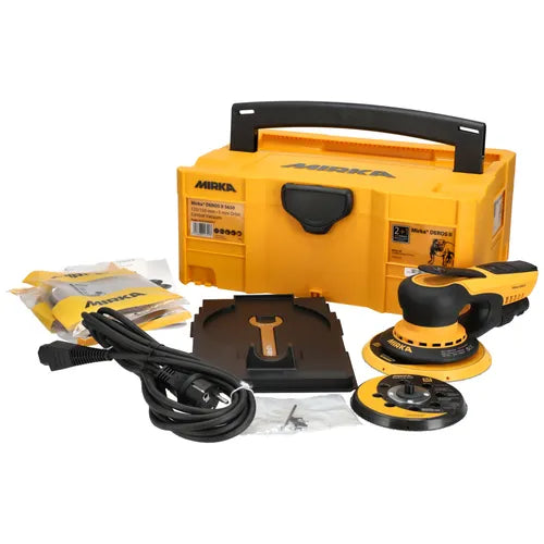 SLEFUITOR ORBITAL MIRKA DEROS II 2 talpi 125/150 mm in cutie de plastic