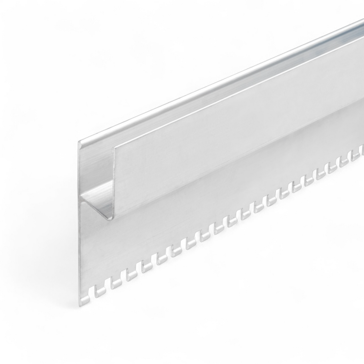 DREPTAR DE ALUMINIU TIP H CU DINTI SOLA 1,2 M DREPTAR ZIMTAT