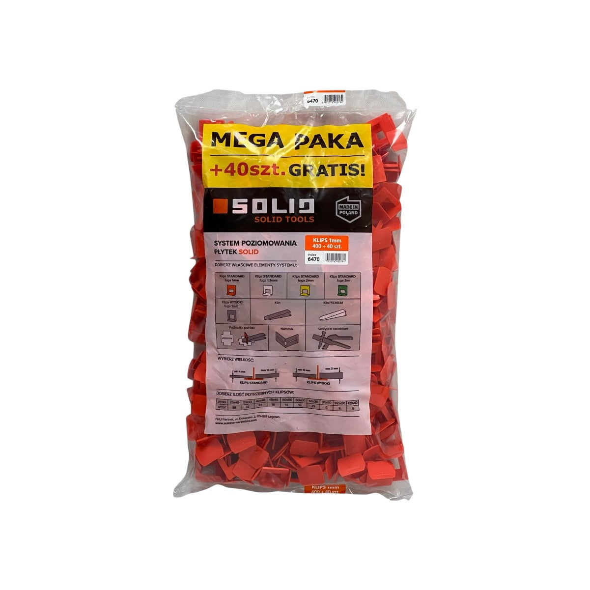 CLIPSURI NIVELARE GRESIE 400 + 40 buc