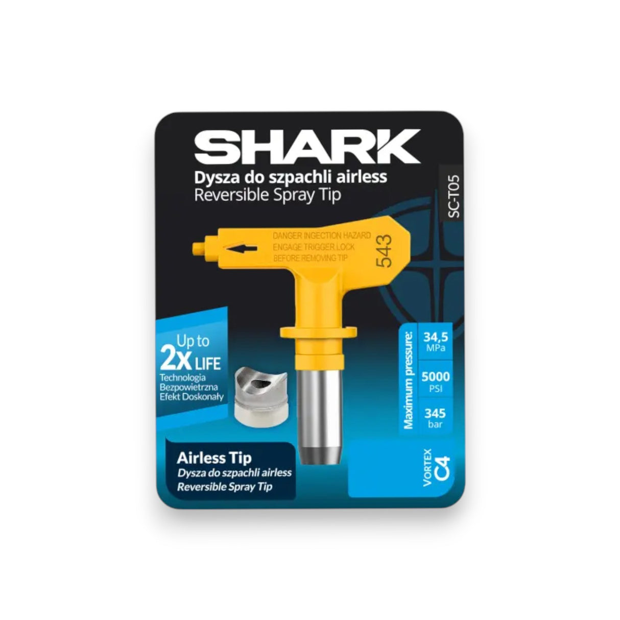 DUZA GLET 543 Shark COMPATIBIL Wagner Titan Bisonte