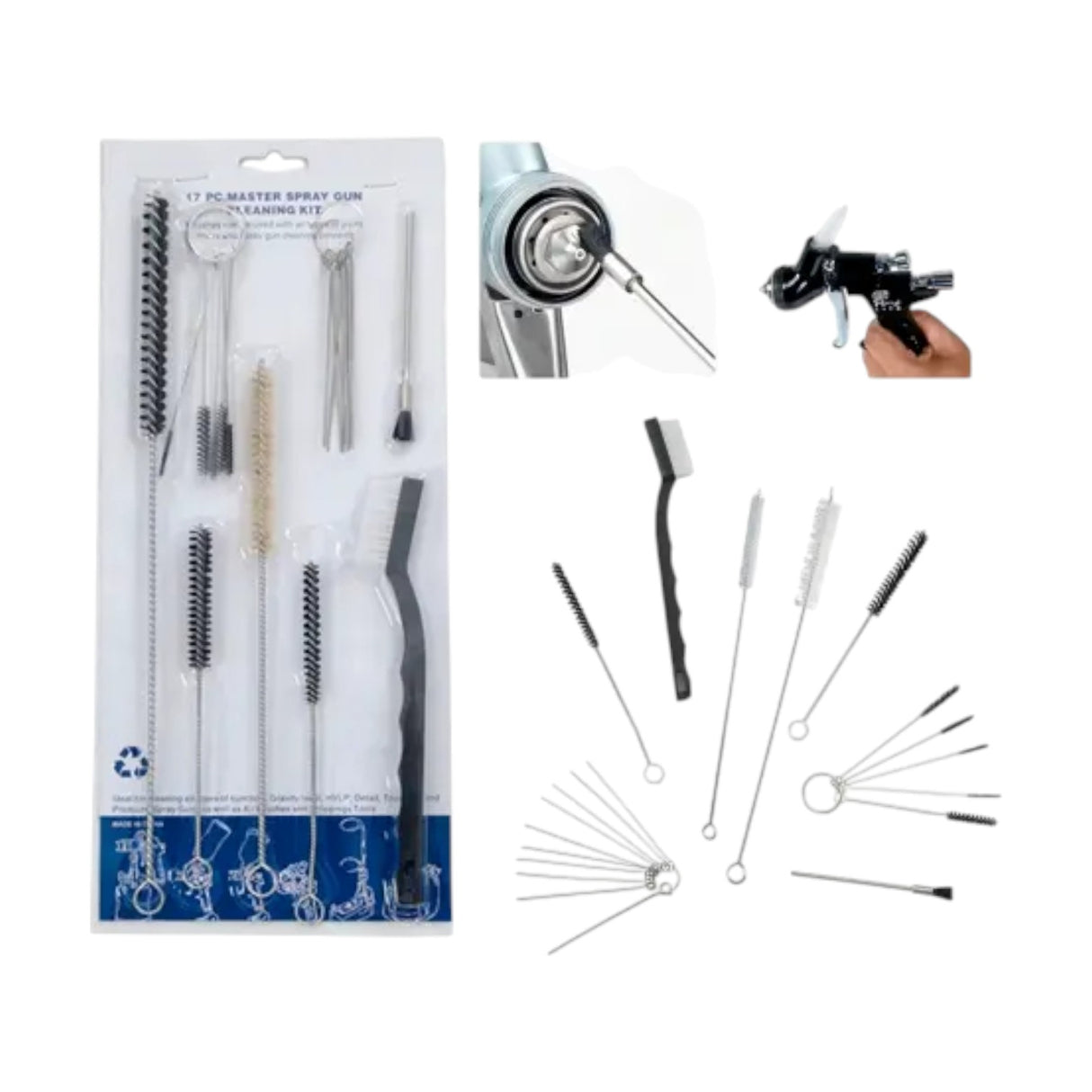 KIT CURATARE DUZE 17 PIESE