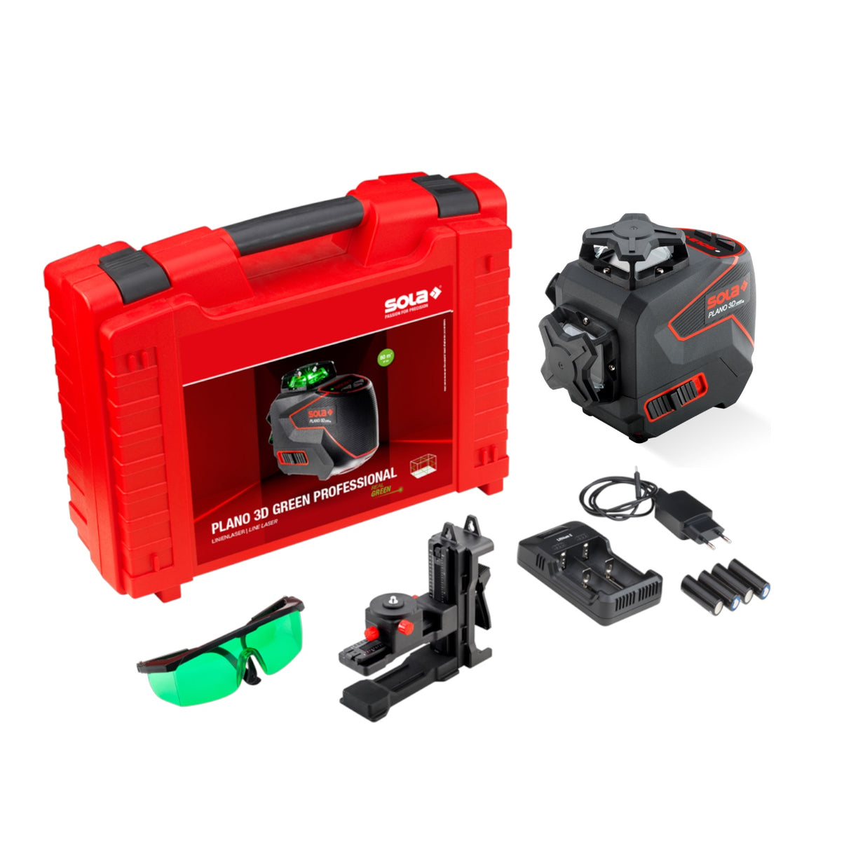 NIVELA LASER CU LINI SOLA PLANO  3D GREEN PRO