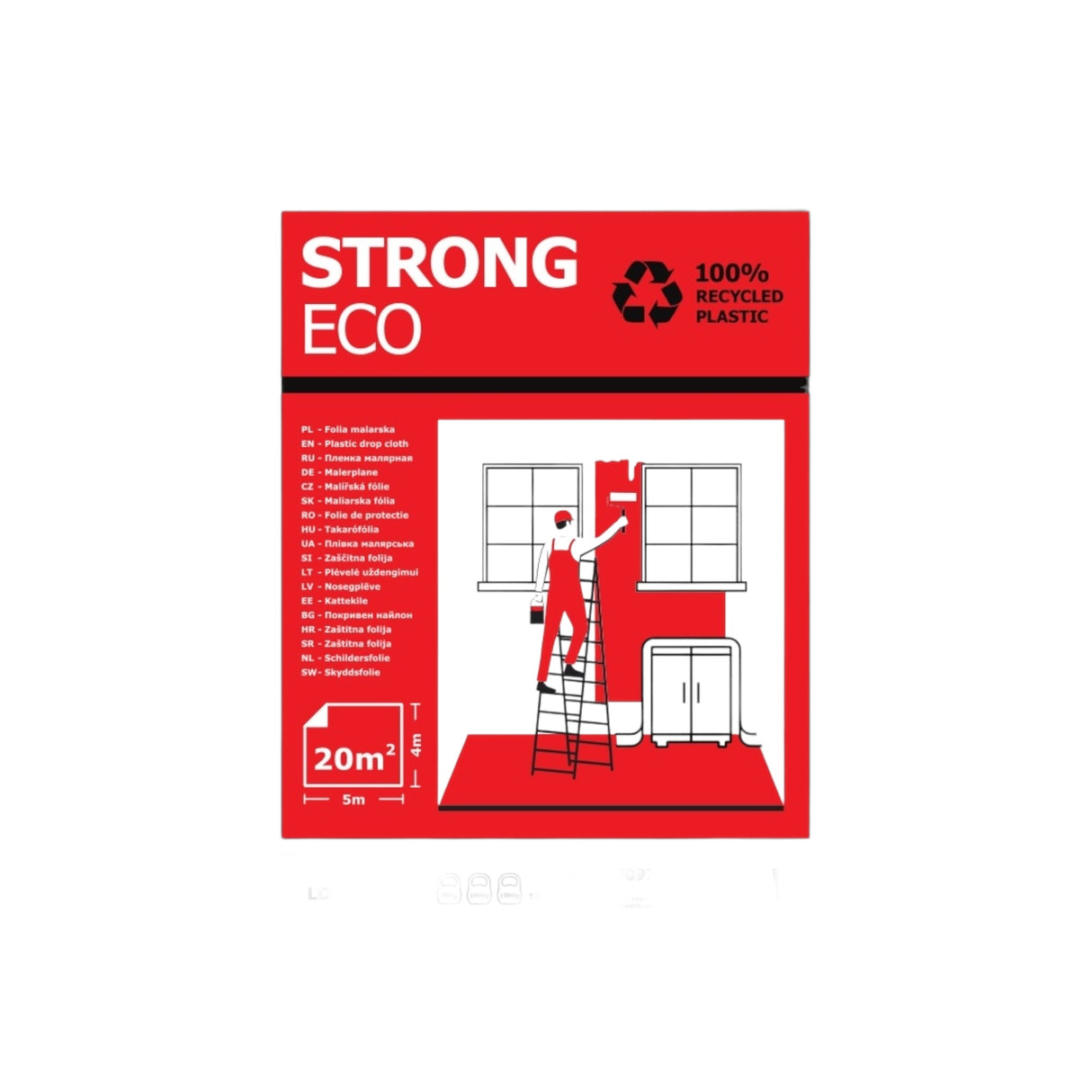 FOLIE DE MASCARE ECO STRONG 4x5 m